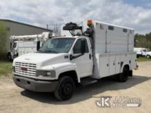 2007 GMC C5500 Enclosed Service Truck Runs & Moves) (Body & Rust Damage