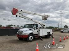 HiRanger 5TC-55MH, Articulating Material Handling Bucket Truck rear mounted on 2006 International 43