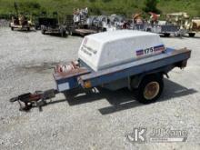 1992 Grimmer Schmidt 175 cfm Portable Air Compressor No Title) (Not Running, Cranks, Operating Condi