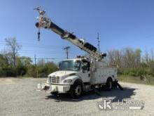 Altec DM47-TR, Digger Derrick rear mounted on 2010 Freightliner M2 106 Utility Truck Runs, Moves & U