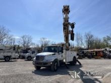 Altec DM47-TR, Digger Derrick rear mounted on 2008 International 4300 Utility Truck Runs, Moves & Op