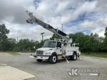 (Fort Wayne, IN) Altec DM47B-BR, Digger Derrick rear mounted on 2013 Freightliner M2 106 Utility Tru