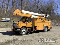 (Shrewsbury, MA) Lift-All LOM-50-1S, Material Handling Bucket Truck rear mounted on 2009 Internation