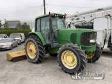 (Jurupa Valley, CA) 2006 John Deere 7320 Tractor Utility Tractor Runs & Moves, Hydraulic Leak