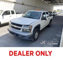 2006 Chevrolet Colorado 4x4 Crew-Cab Pickup Truck Runs & Moves