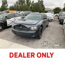 2007 Dodge Charger 4-Door Sedan Not Running, Missing Key