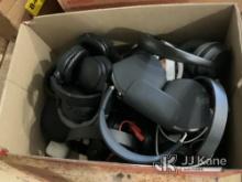 Box w/Headphones & Electronics NOTE: This unit is being sold AS IS/WHERE IS via Timed Auction and is