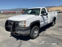 2005 Chevrolet Silverado 3500 4x4 Service Truck Runs & Moves