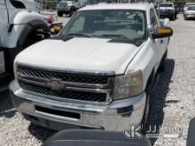 2011 Chevrolet Silverado 2500HD Pickup Truck Not Running w/Jump, Condition Unknown, Check Engine Lig