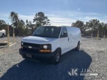 2014 Chevrolet Express G3500 Cargo Van Runs & Moves) (Body Damage, Windshield Chipped