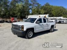 2014 Chevrolet Silverado 1500 4x4 Extended-Cab Pickup Truck Runs & Moves) (Water in Oil, No Coolant 