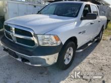 2015 RAM 1500 4x4 Crew-Cab Pickup Truck Runs & Moves) (Jump To Start, Check Engine Light On, Vehicle