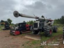 2013 Kershaw SkyTrim 75G2 Articulating Rubber Tired Tree Saw Runs, Moves & Operates) (Body Damage