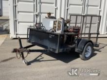 2000 Big Tex Landscape Trailer Road Worthy) (Compressor & Generator Bolted Onto Trailer, Not Operati