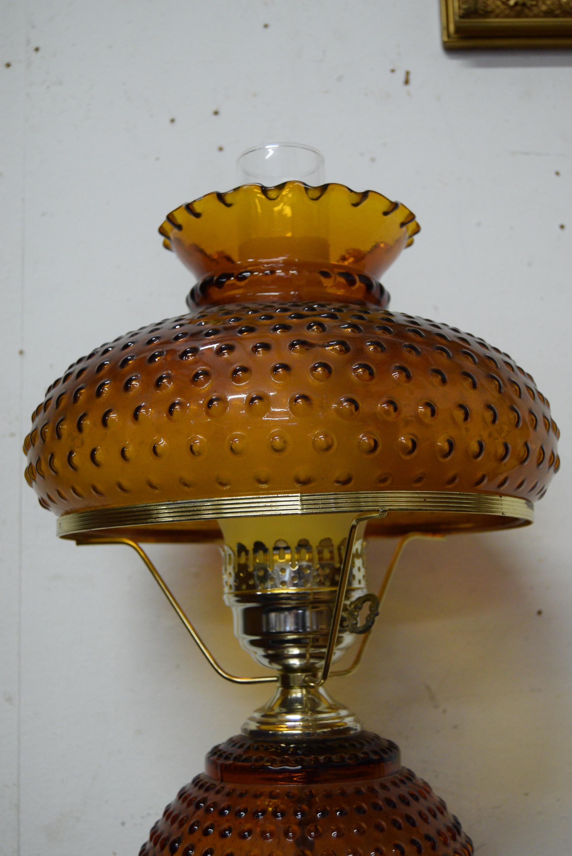 GONE WITH THE WIND HOBNAIL LAMP!