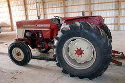 International 574 diesel tractor, pto, 3 pt. w/ good rubber & power steering, 16.9-28 rear tires, 5,