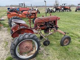 FARMALL MCCORMICK CUB TRACTOR, GAS ENGINE, PTO, WITH CULTIVATOR FRAME, 8-24 REAR TIRES, S/N: 178474