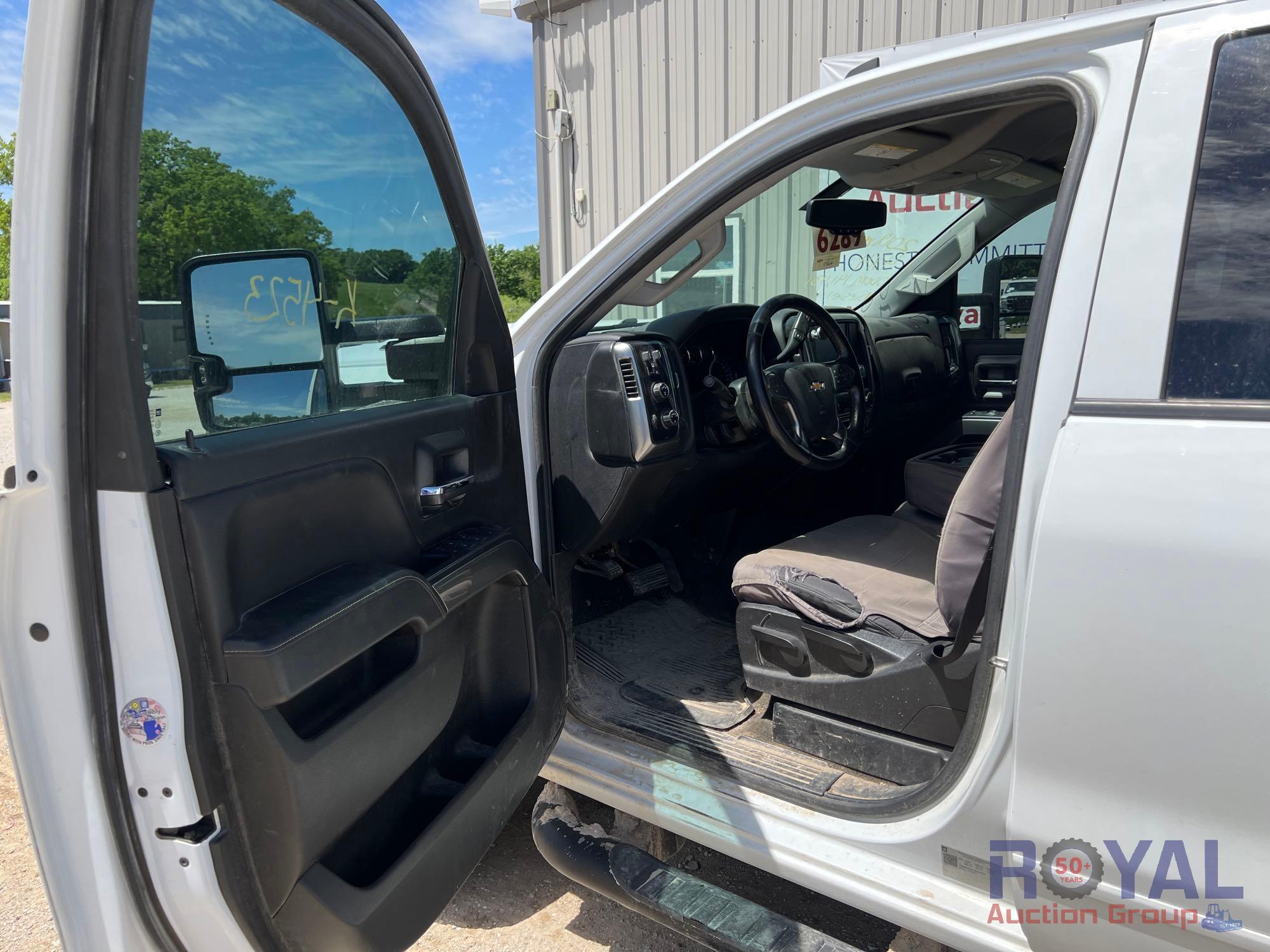 2018 Chevrolet 2500HD 4x4 Crew Cab Diesel Service Truck