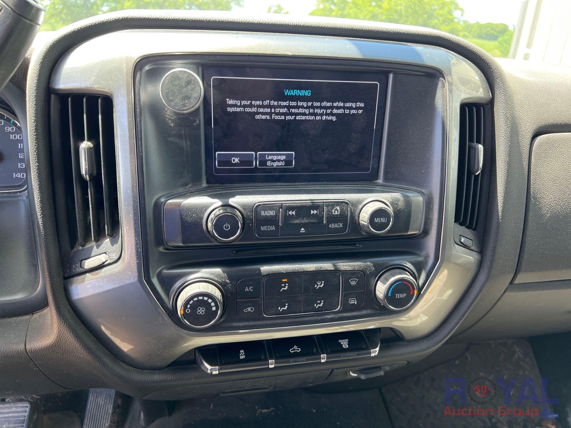 2018 Chevrolet 2500HD 4x4 Crew Cab Diesel Service Truck