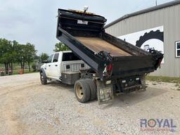 2012 Ram 5500HD 4x4 Crew Cab Dump Truck