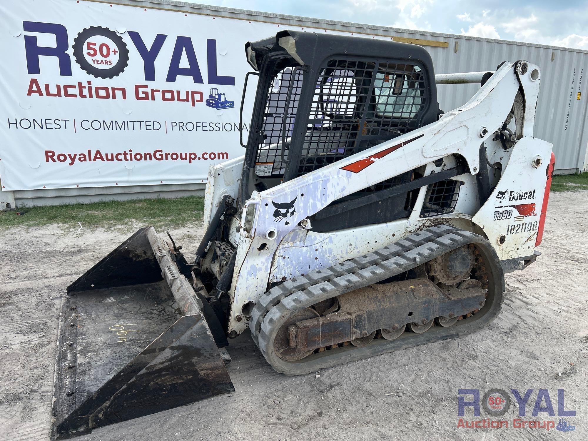 2018 Bobcat T590 Compact Track Loader Skid Steer