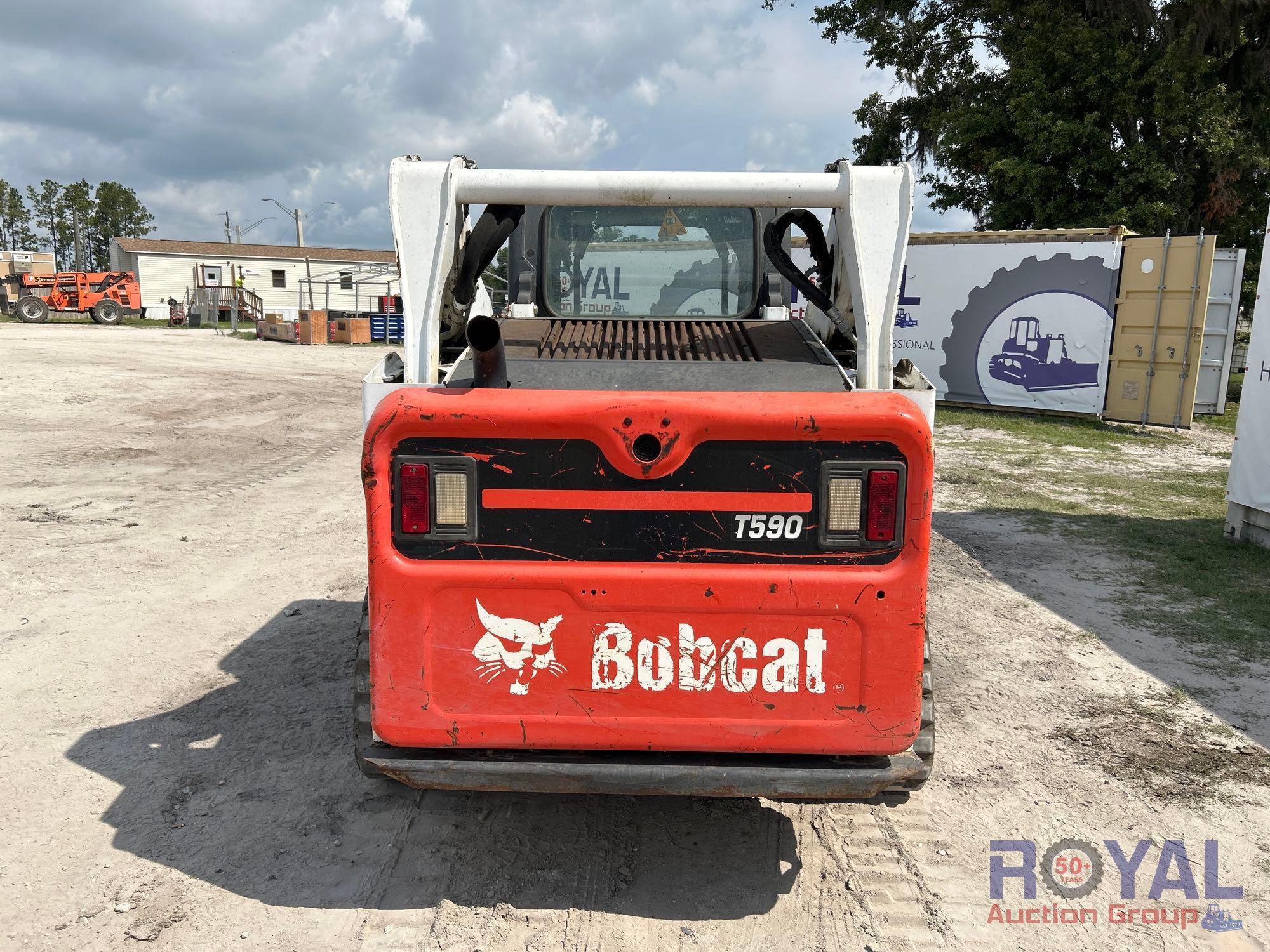 2018 Bobcat T590 Compact Track Loader Skid Steer