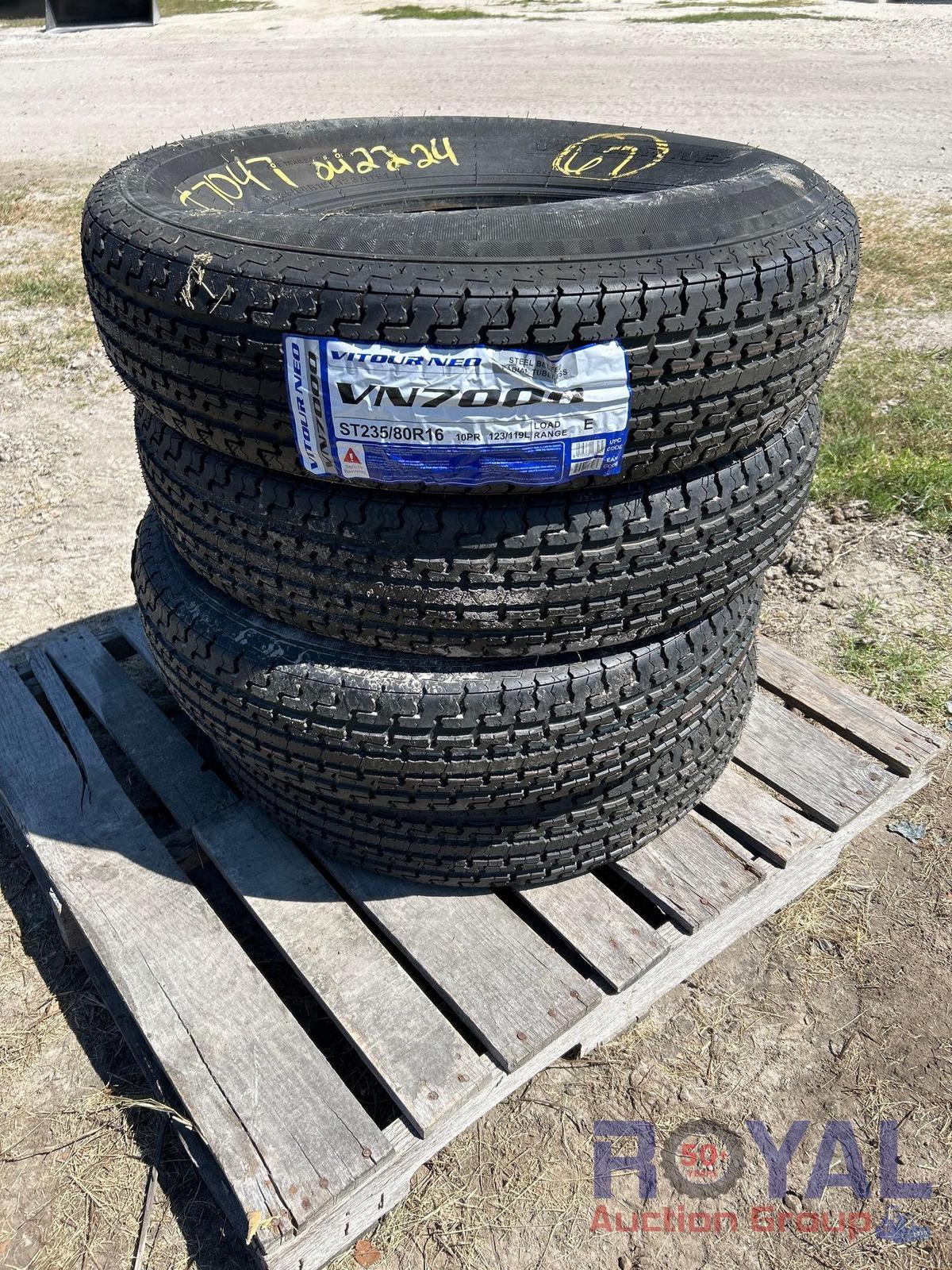 Unused ST235 80R16 Trailer Tires