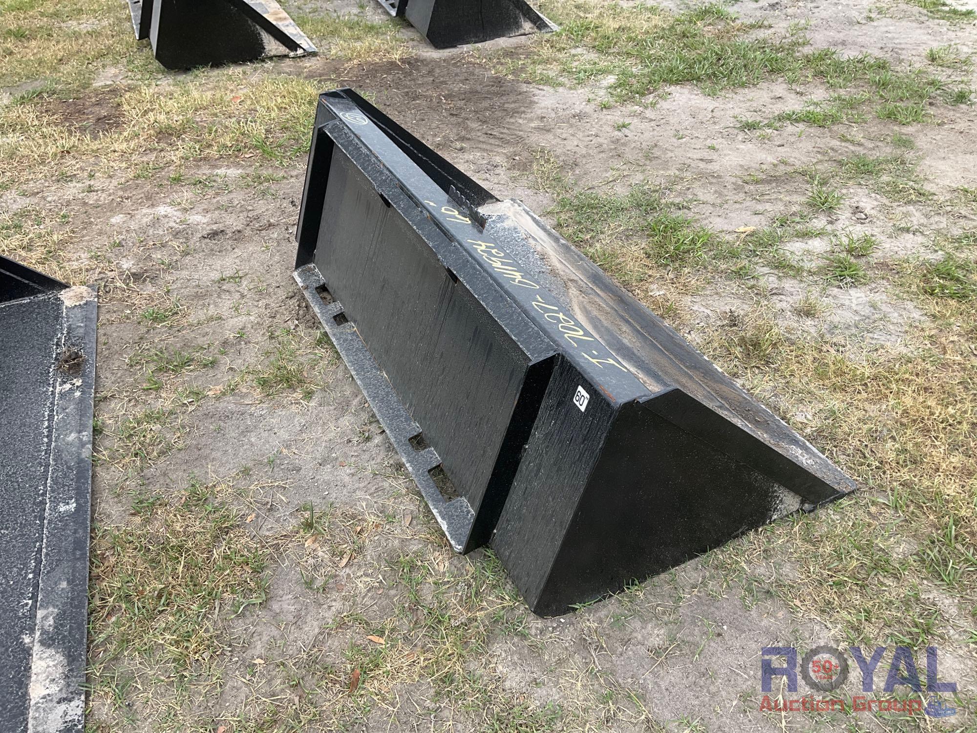 2024 Kivel 60in Bucket Skid Steer Attachment