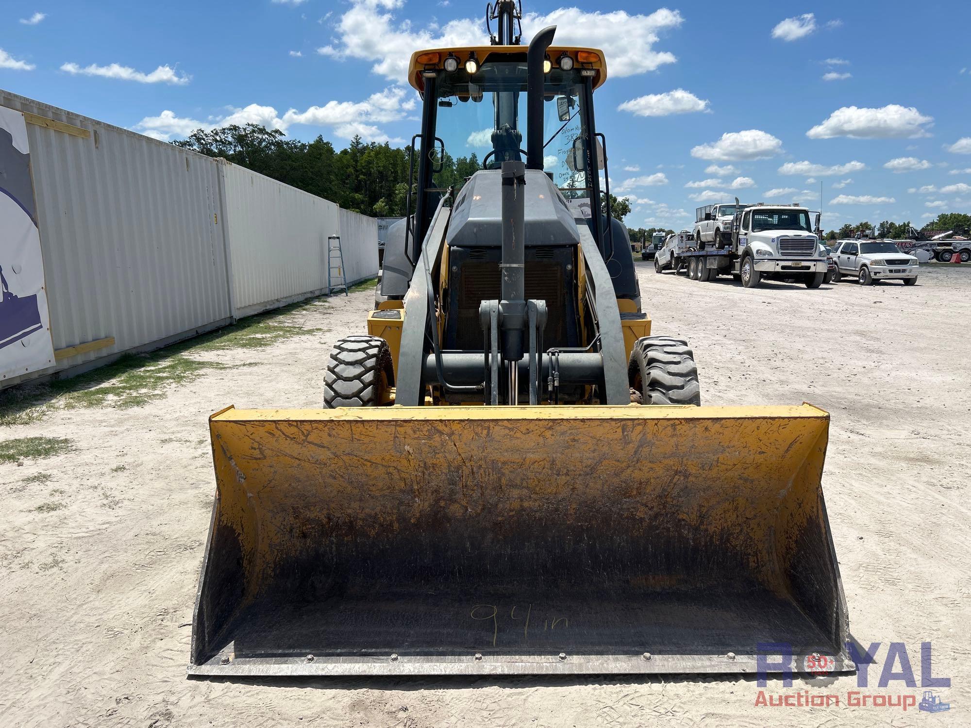 2016 John Deere 410L 4x4 Extendahoe Loader Backhoe