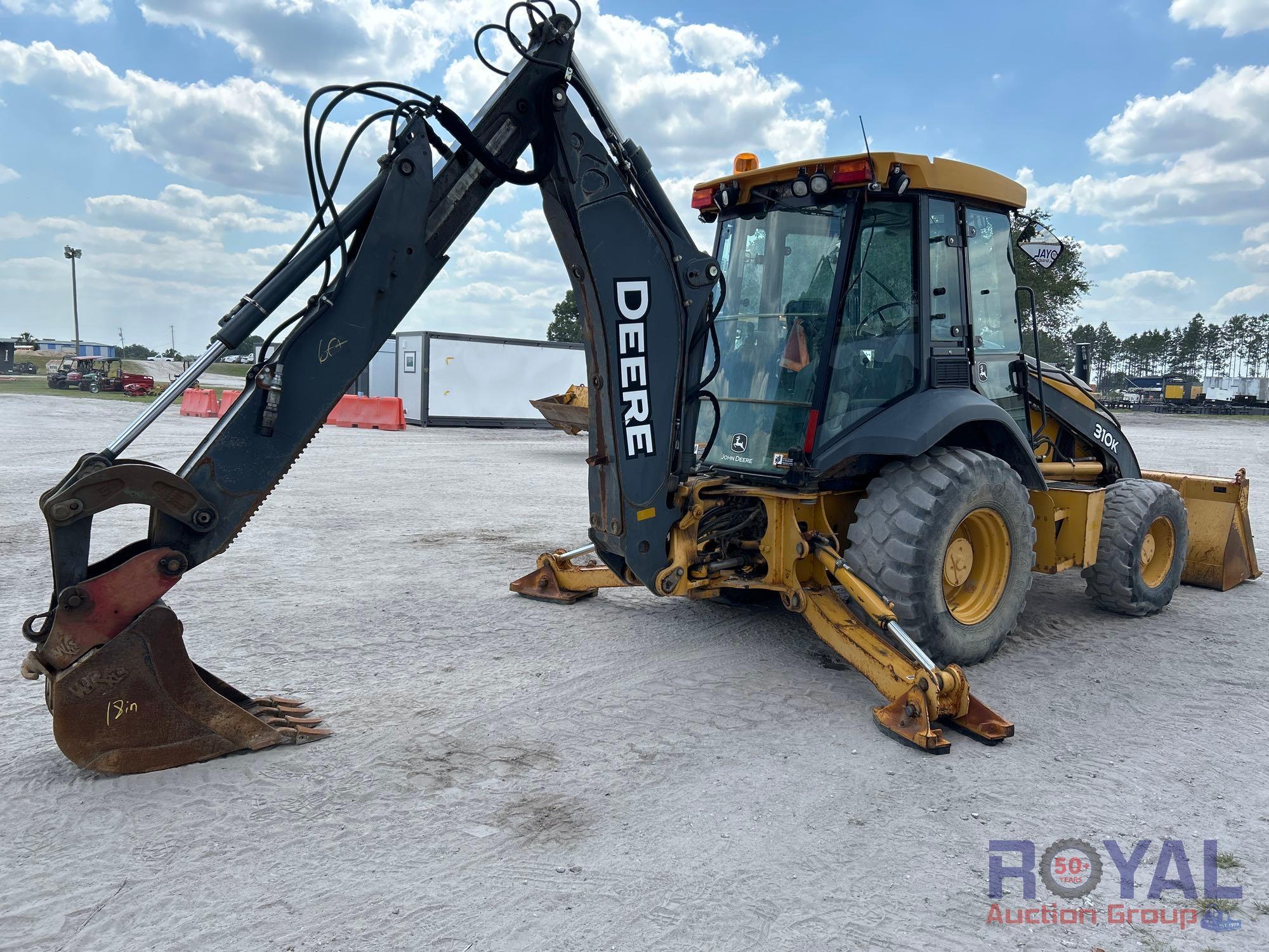 2014 John Deere 310K 4x4 Extendahoe Loader Backhoe