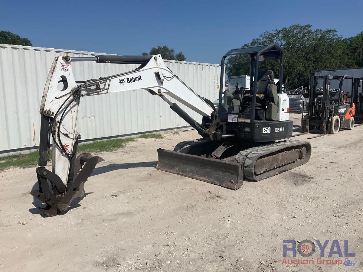 2017 Bobcat E50 Hydraulic Mini Excavator