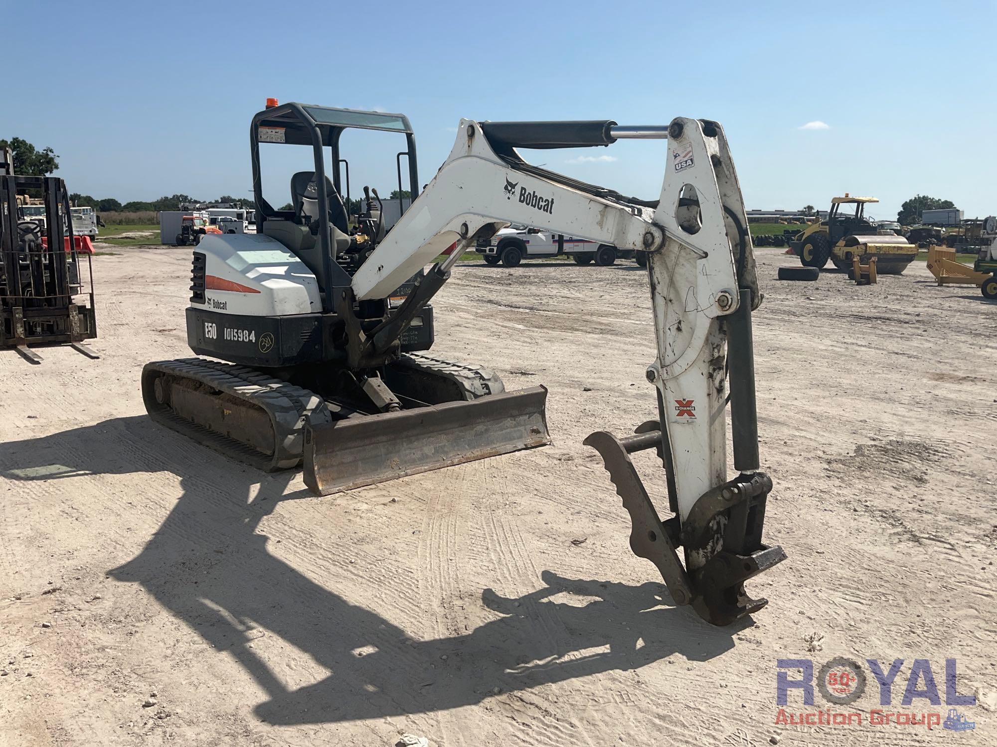 2017 Bobcat E50 Hydraulic Mini Excavator