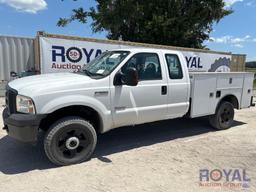 2007 Ford F350 4x4 Crew Cab Service Truck