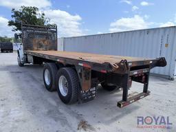 2007 Freightliner M2 106 T/A Piggyback Flatbed Truck