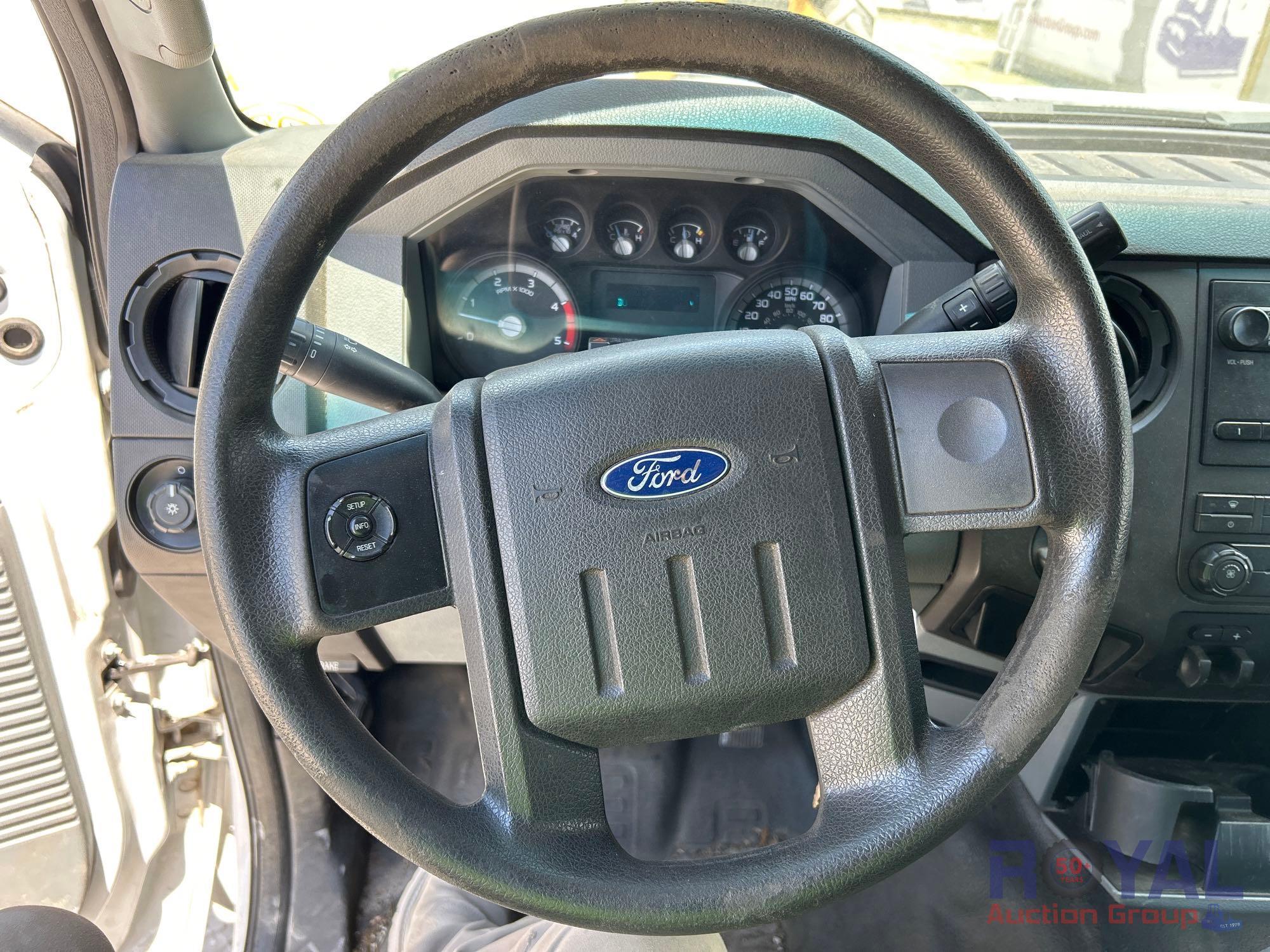 2013 Ford F450 Crew Cab Service Dump Truck