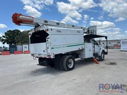 2013 Ford F750 Altec LR756 Chipper Dump Forestry Bucket Truck