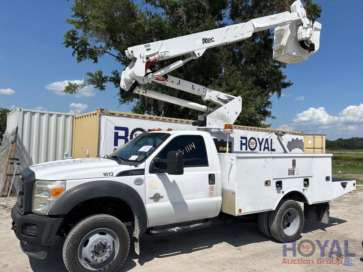 2013 Ford F550 4x4 Altec AT37G Bucket Truck