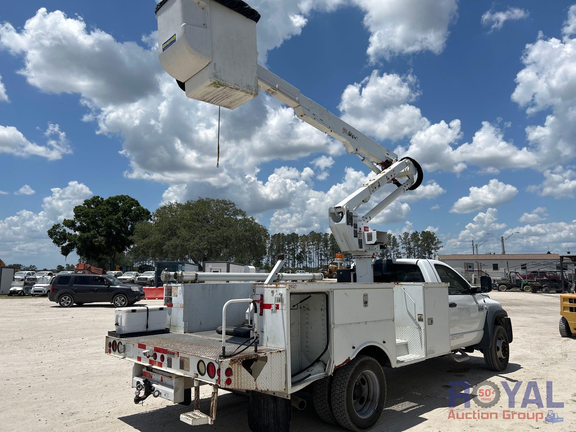 2009 Dodge Ram 4x4 Altec AT37-G Bucket Truck