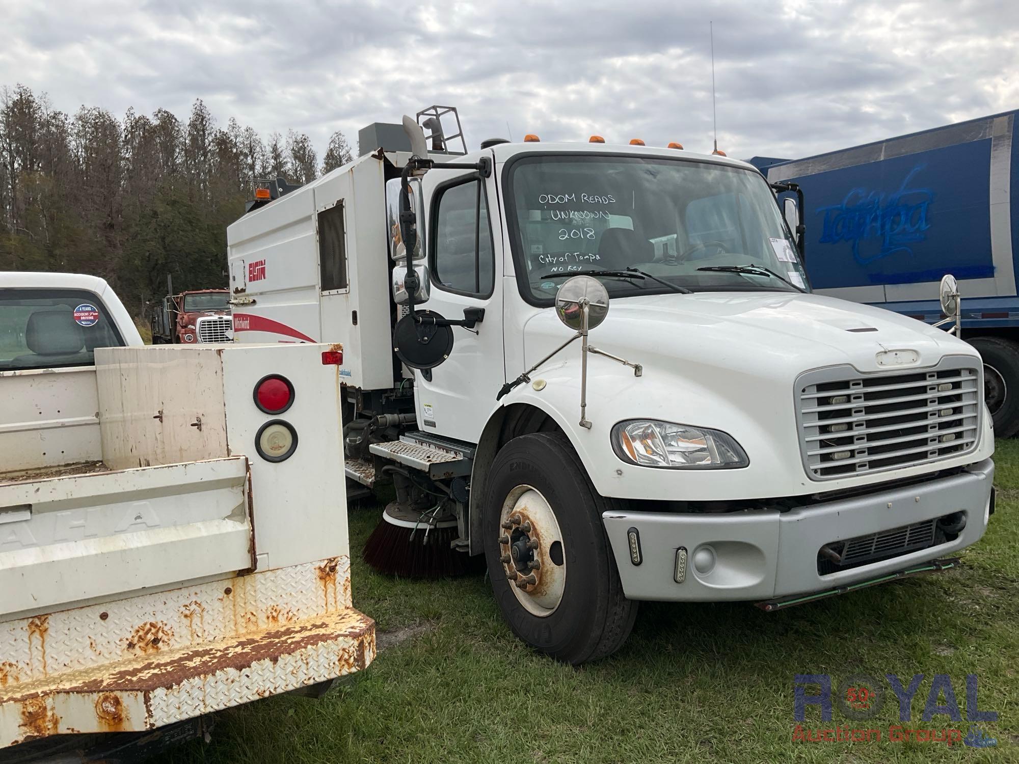 2017 Freightliner M2 106 Elgin MV Sweeper Truck