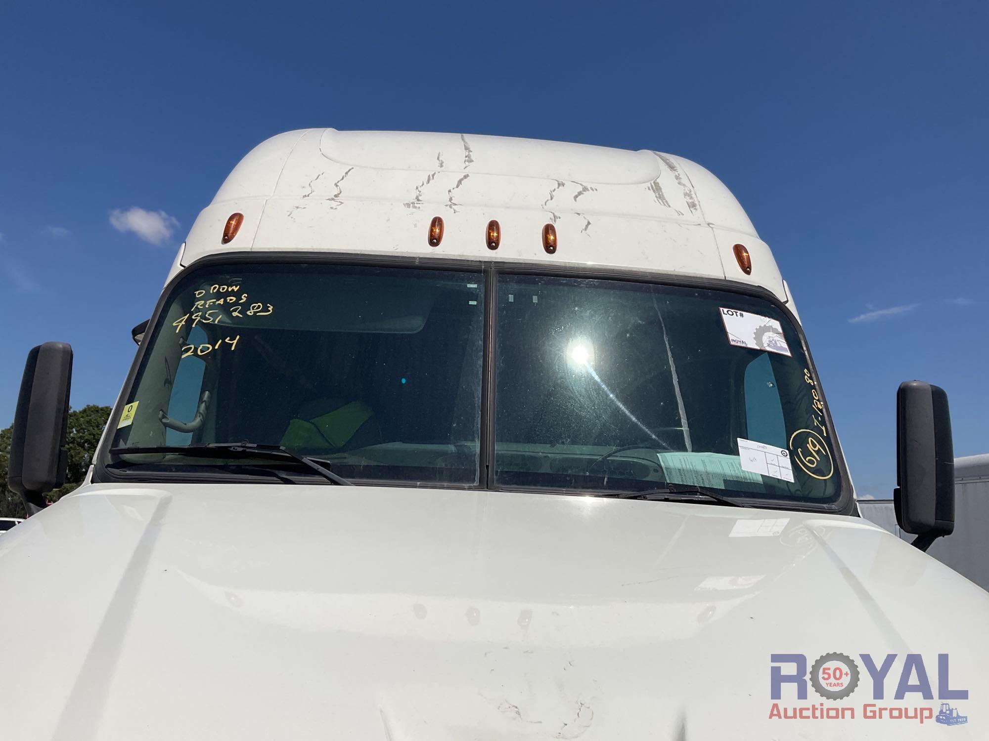 2014 Freightliner Cascadia 125 S/A Sleeper Truck Tractor