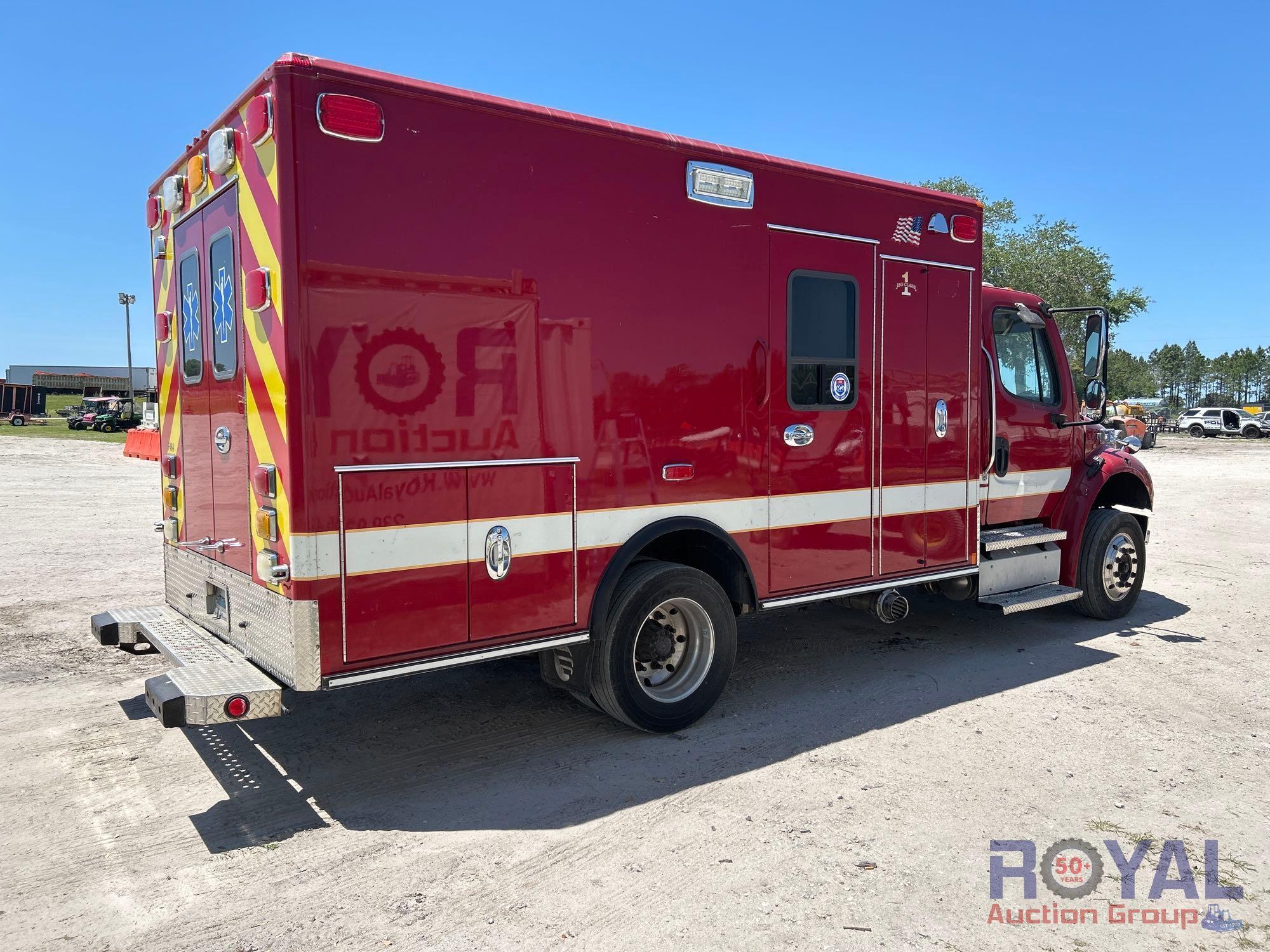 2012 Freightliner M2 106 Wheeled Coach Ambulance Truck