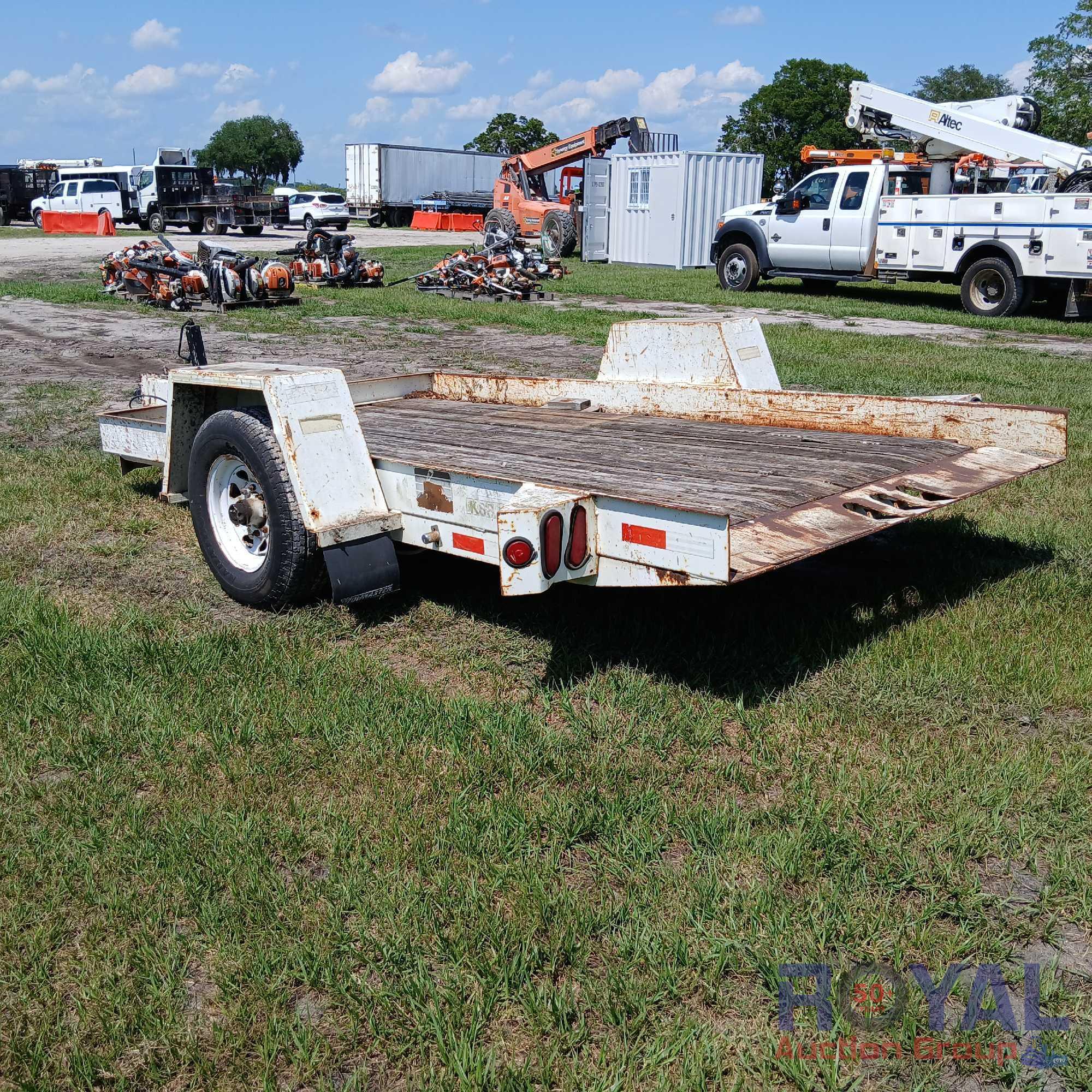 S/A 12 Ft Equipment Trailer