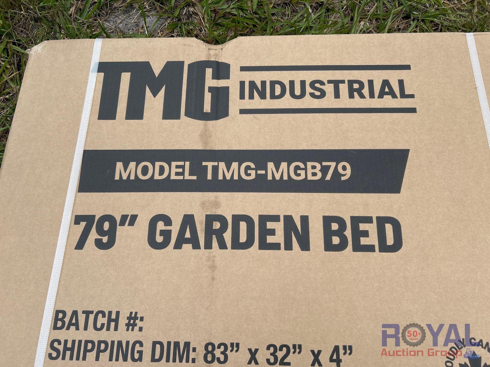 79in Metal Raised Garden Bed