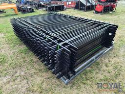 10 ft Galvanized Steel Fence