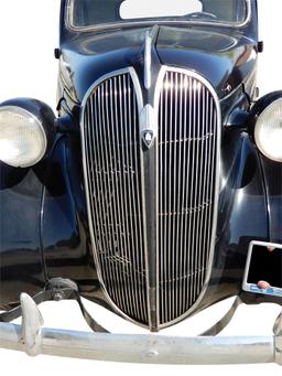 Automobile, 1937 Plymouth P4 5-Window Coupe.