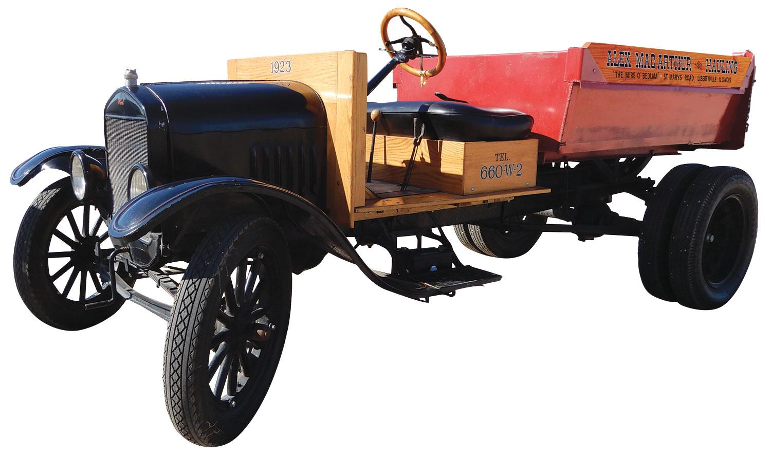 Model T Dump Truck.