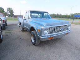 1972 Chevrolet C10 Custom 4x4 Short Box PIckup