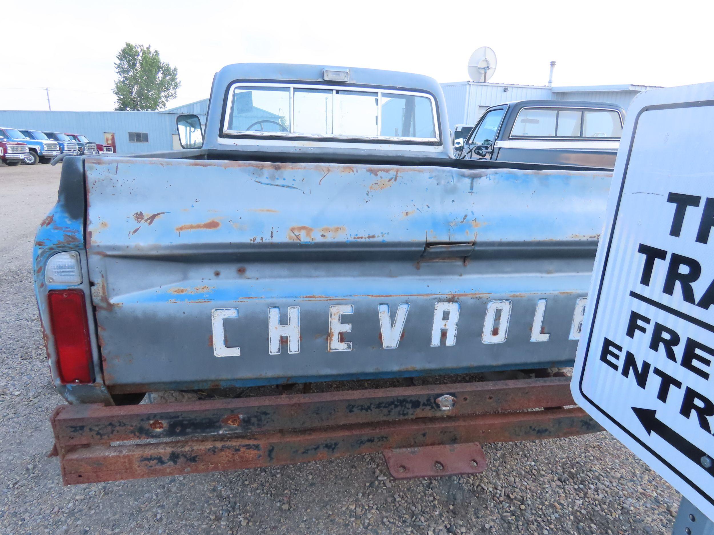 1972 Chevrolet C10 Custom 4x4 Short Box PIckup