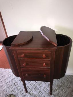 Antique sewing cabinet