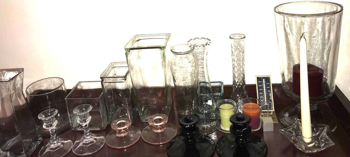 Vases/candle holders